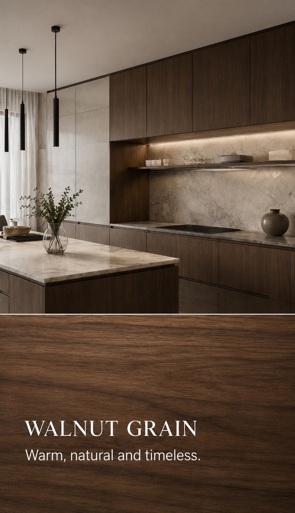 Walnut Grain &mdash; warm, natural and timeless
